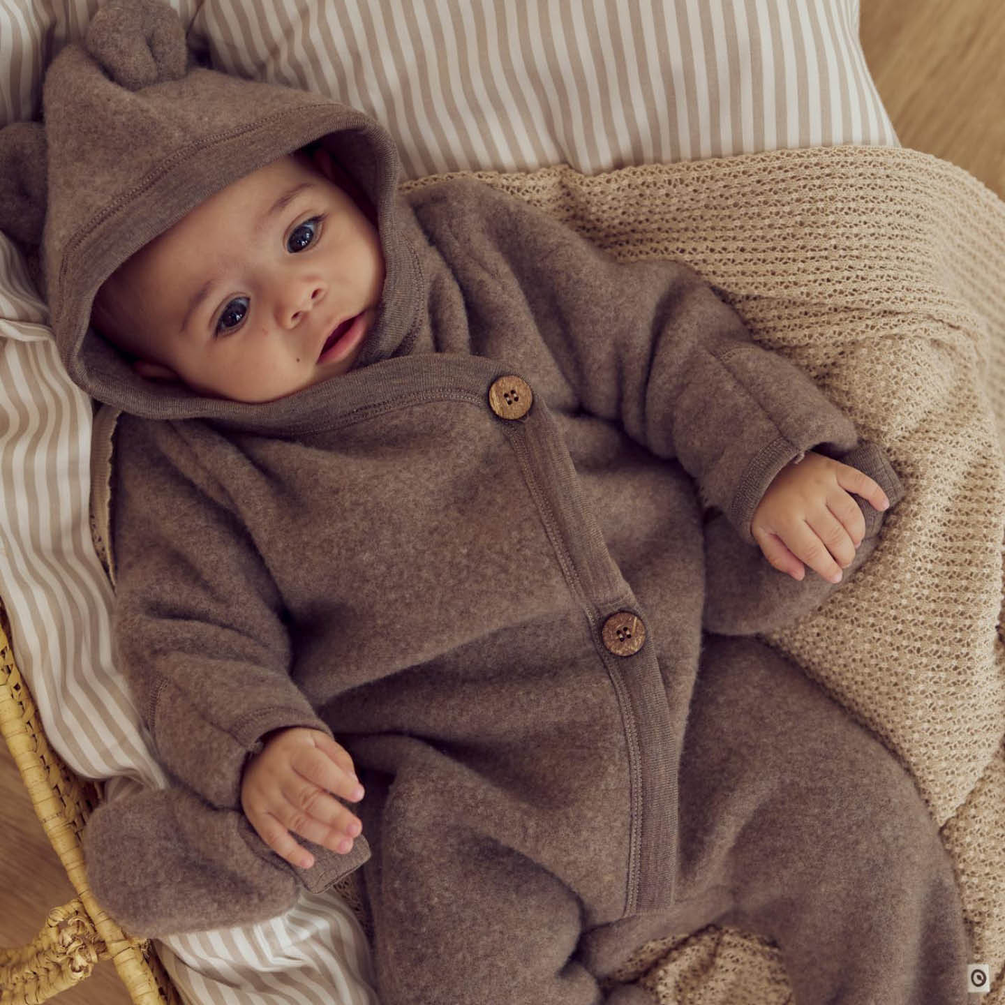 Wooly Fleece Suit || Walnut
