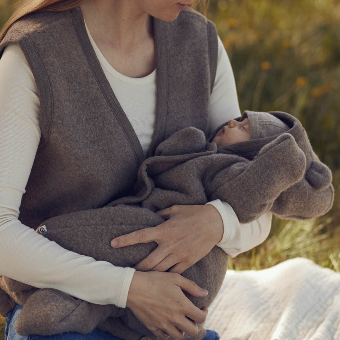 Wooly Fleece Suit || Walnut