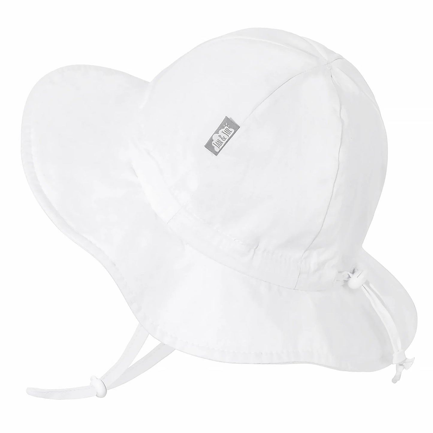Cotton Floppy Hat || White