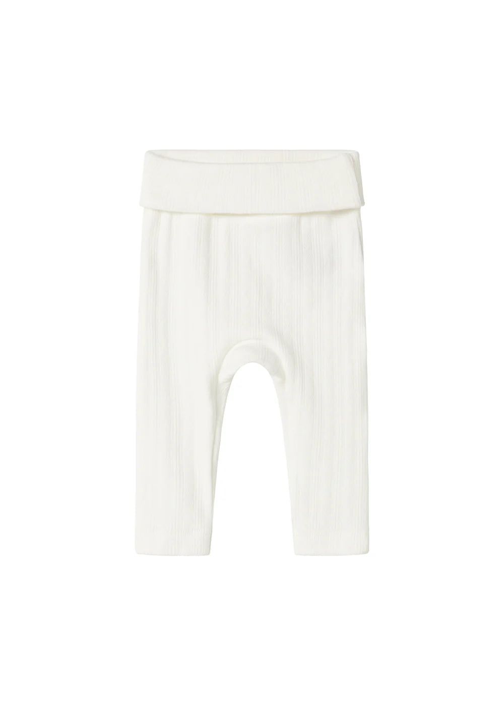 Pointelle Bodysuit and Pant Set - Gentle White