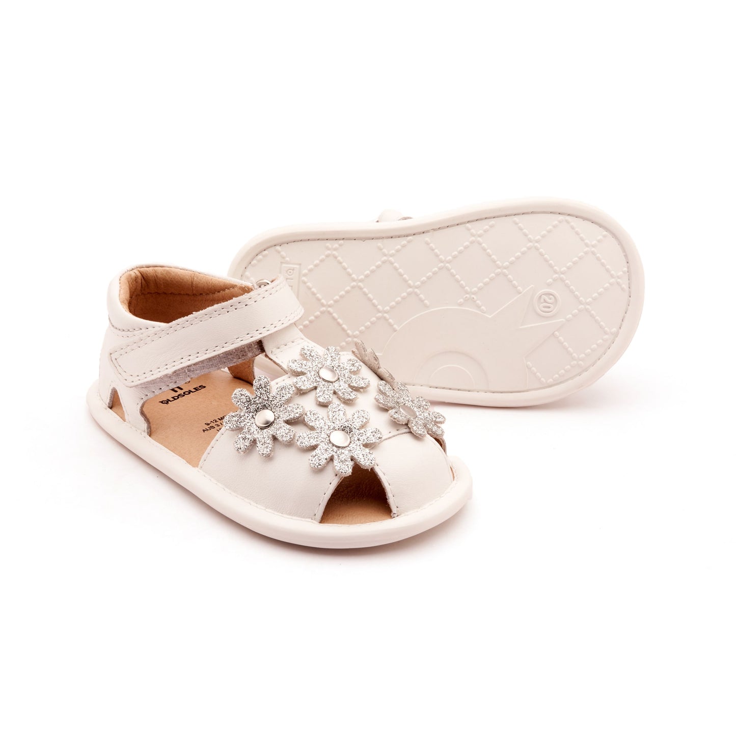 Barefoot Walker Glam Sandal || Wild Flower Snow
