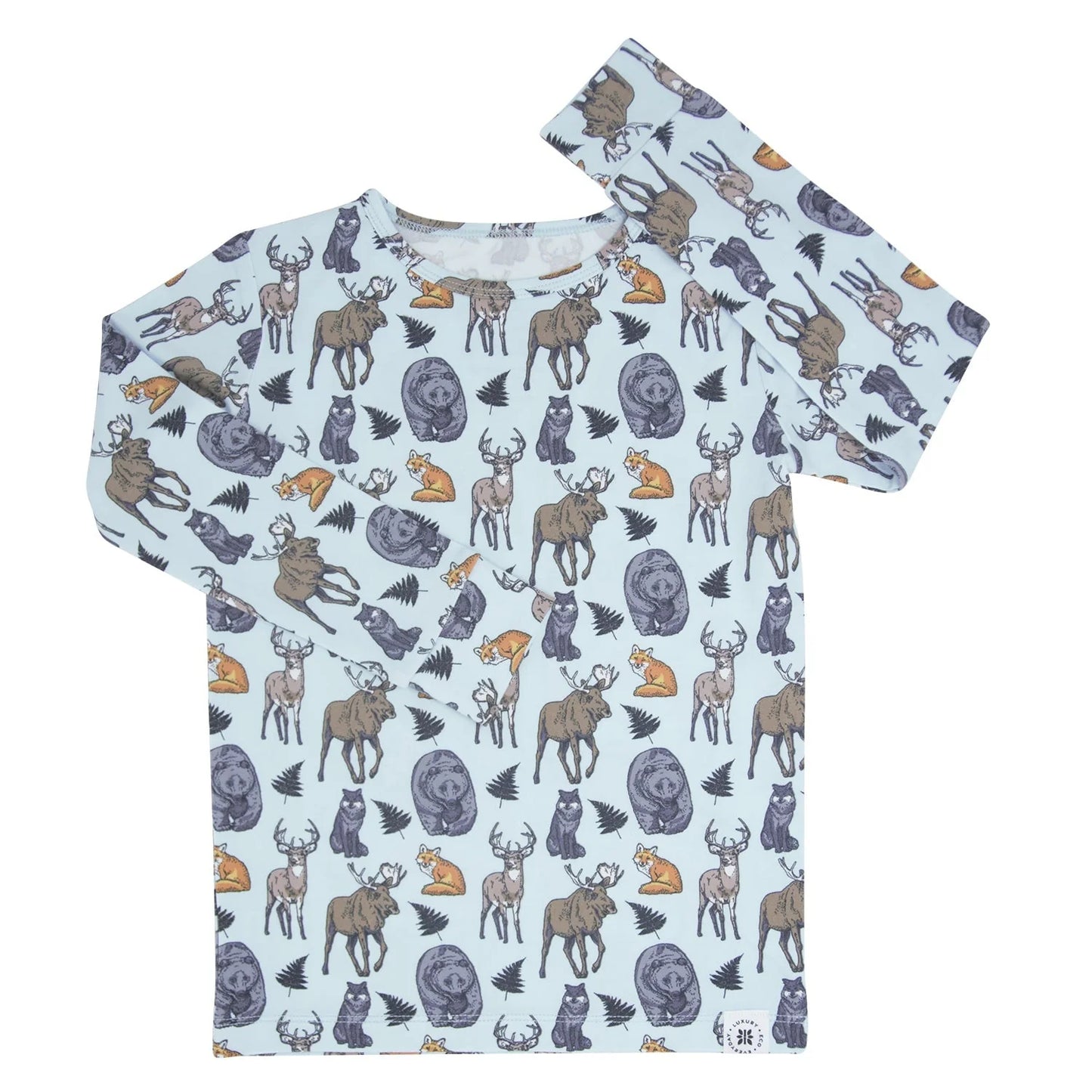 Bamboo Big Kid Pajamas || Into The Wild