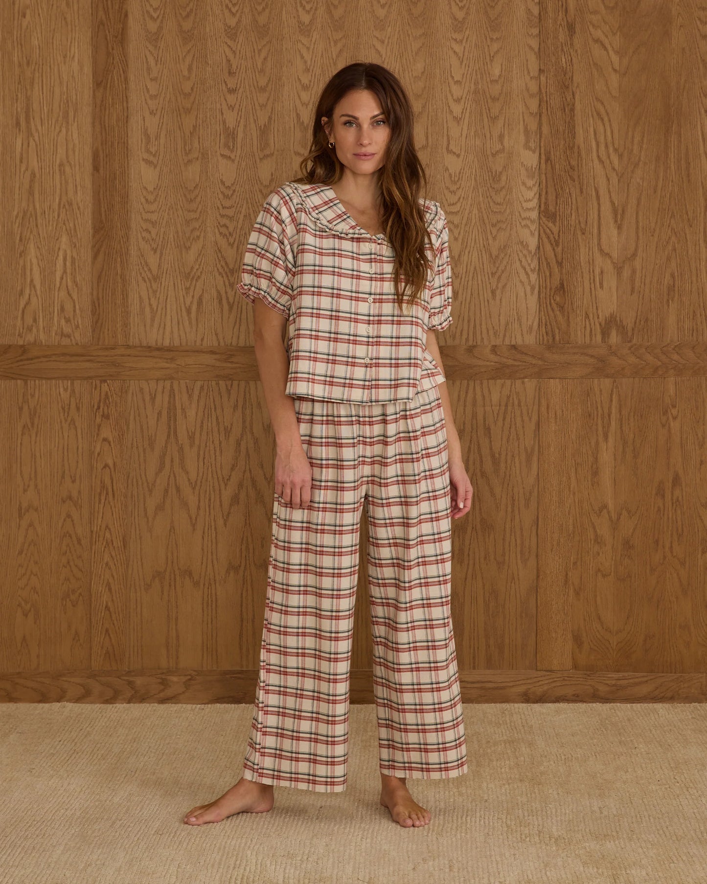 Ruffle Pajamas | Holiday Flannel - Women