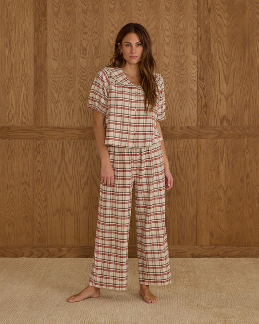 Ruffle Pajamas | Holiday Flannel - Women