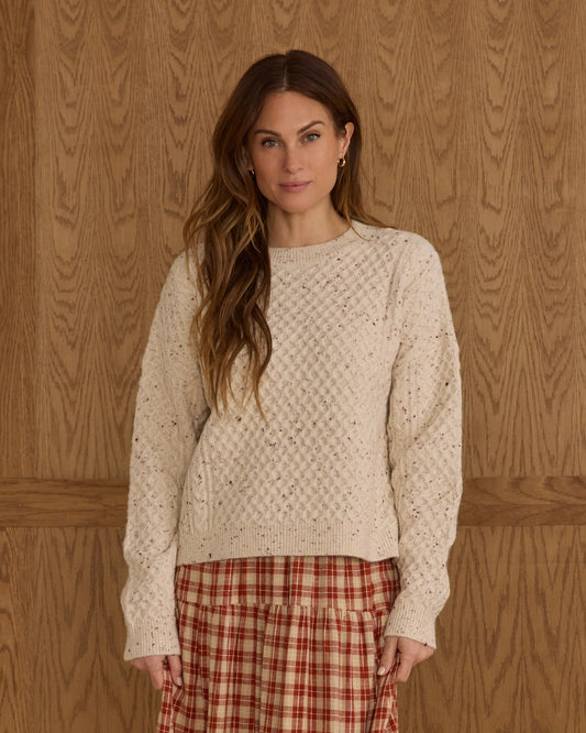 Carolina Sweater | Natural Speckled