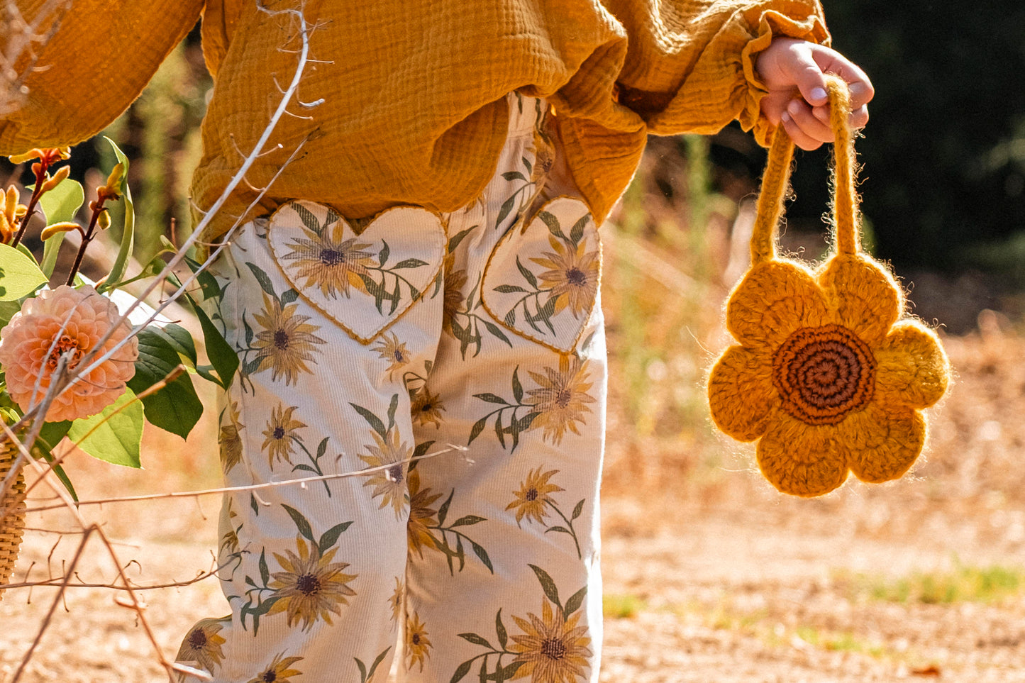 Crochet Sunflower Purse